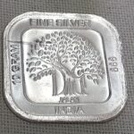10 GM TREE RECTANGLE SILVER COIN 999 FINE SILVER COIN JALAAN'S 999 FINE SILVER COIN