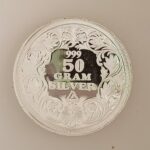 50GM QUEEN VICTORIA SILVER COIN 999 SILVER FINE COIN JALAAN'S 999 SILVER COIN