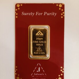 20GM GOLD BAR 999 JALAAN'S 999 20GM GOLD BAR