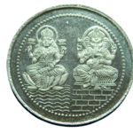lakshmi ganesh ji silver coin, 999 fine silver, fine silver, 100g silver coin, jalan silver coin