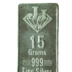 SILVER BAR, FINE SILVER 999 BAR, FINE SILVER, 15 GRAMS SILVER BAR