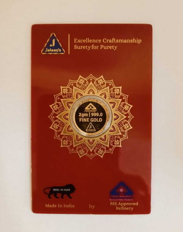 2GM GOLD COIN 999 MAN GOLD COIN 999 JALAAN'S 999 GOLD COIN