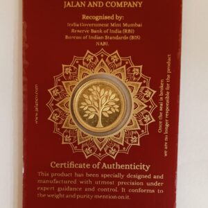 10GM TREE GOLD COIN, 999 FINE GOLD COIN, JALAAN'S 999 GOLD COIN