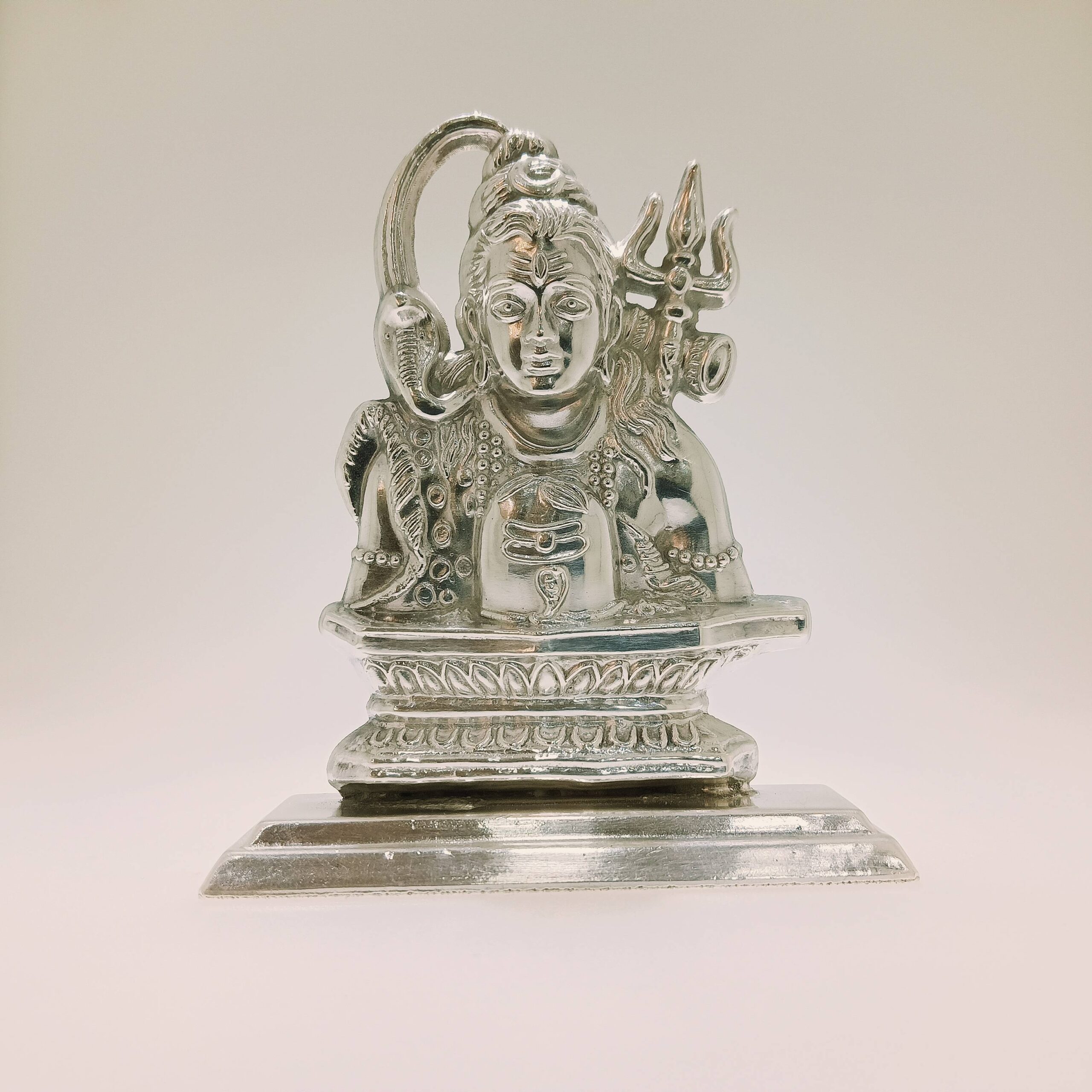 SHIV JI MAHAKAL SHIV SHANKER SILVER MURTI JALAAN'S SILVER JEWELLERY