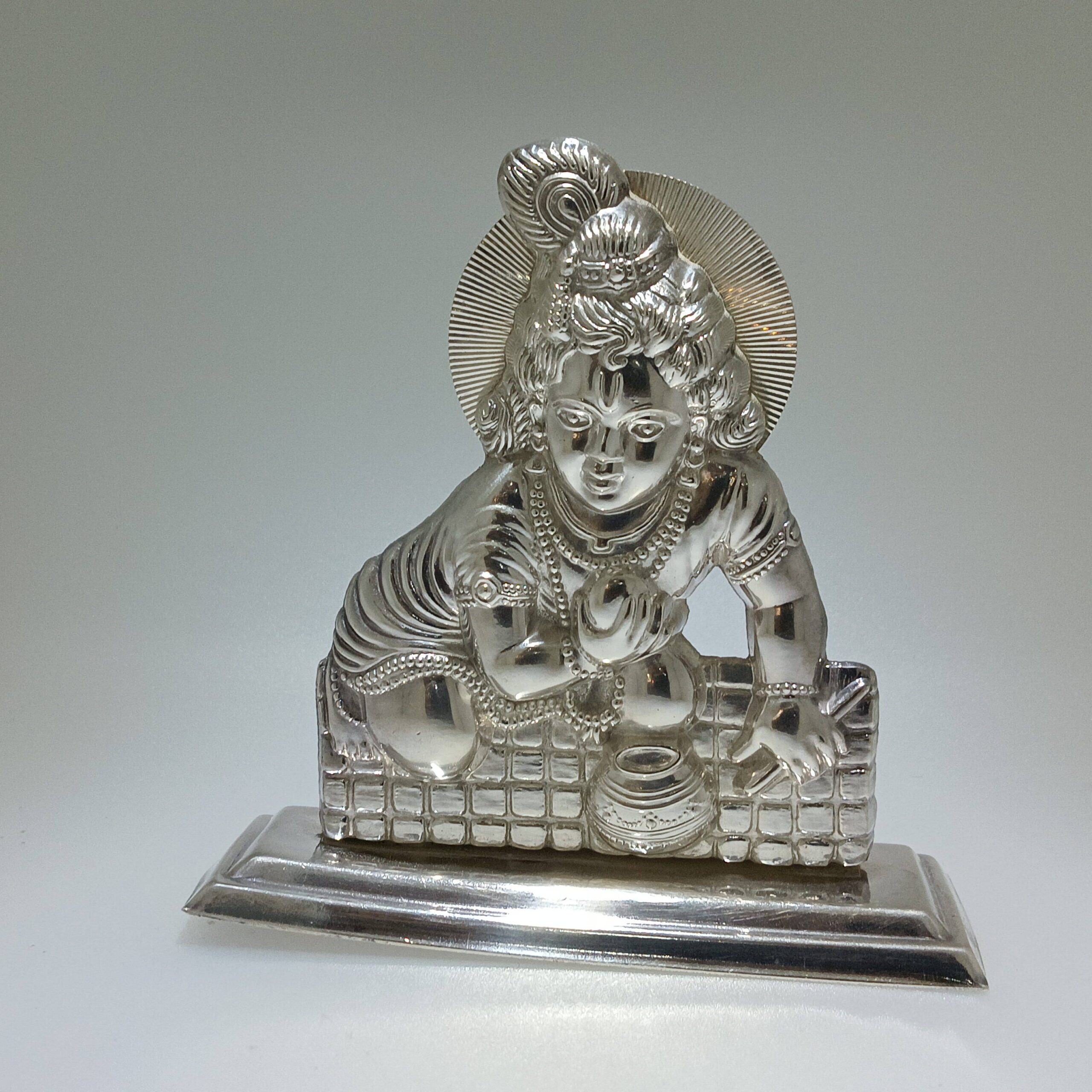 SHREE LADDU GOPAL JI SILVER MURTI SILVER JEWELLERY JALAAN'S SILVER JEWELLERY
