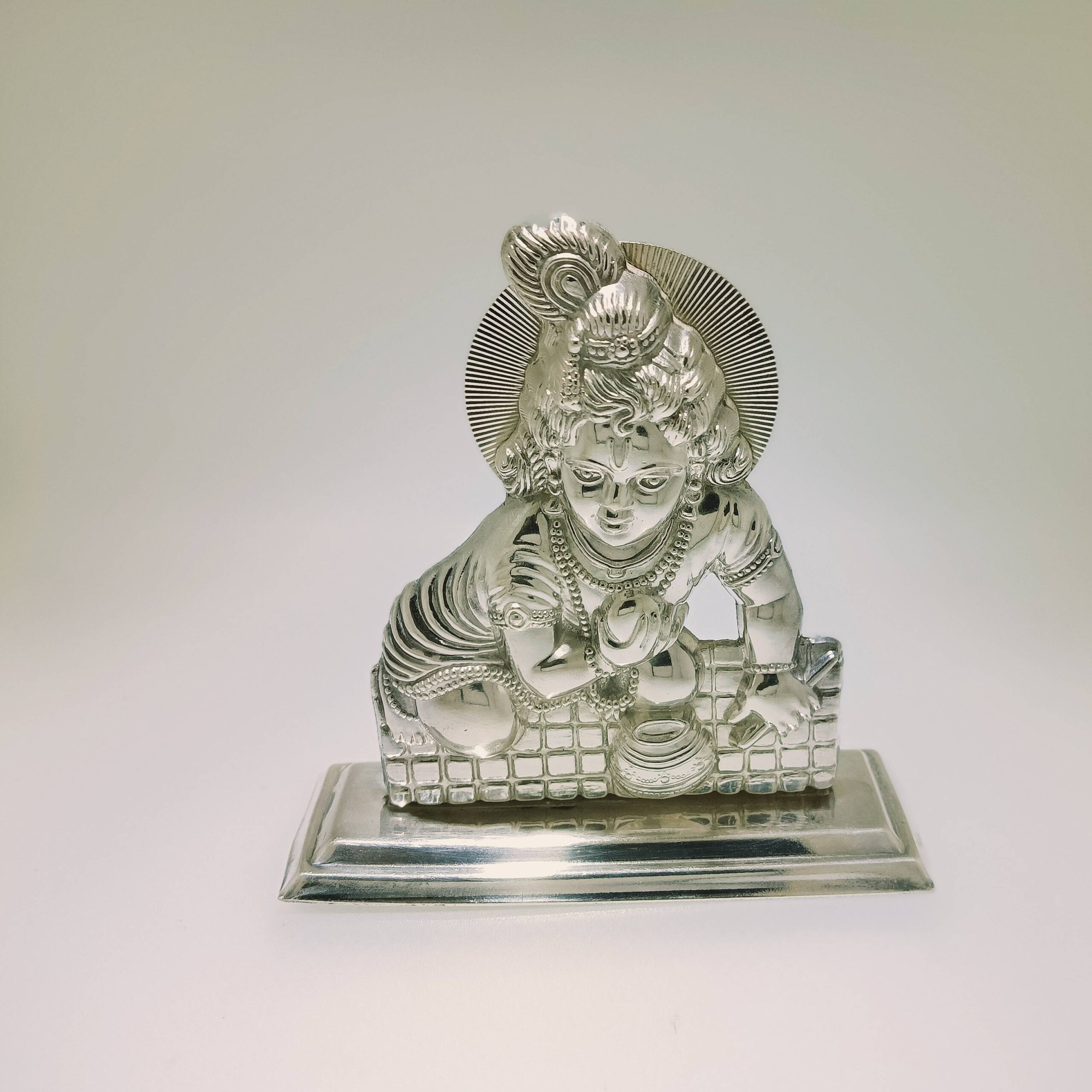 SHREE LADDU GOPAL JI SILVER MURTI SILVER JEWELLERY JALAAN'S SILVER JEWELLERY