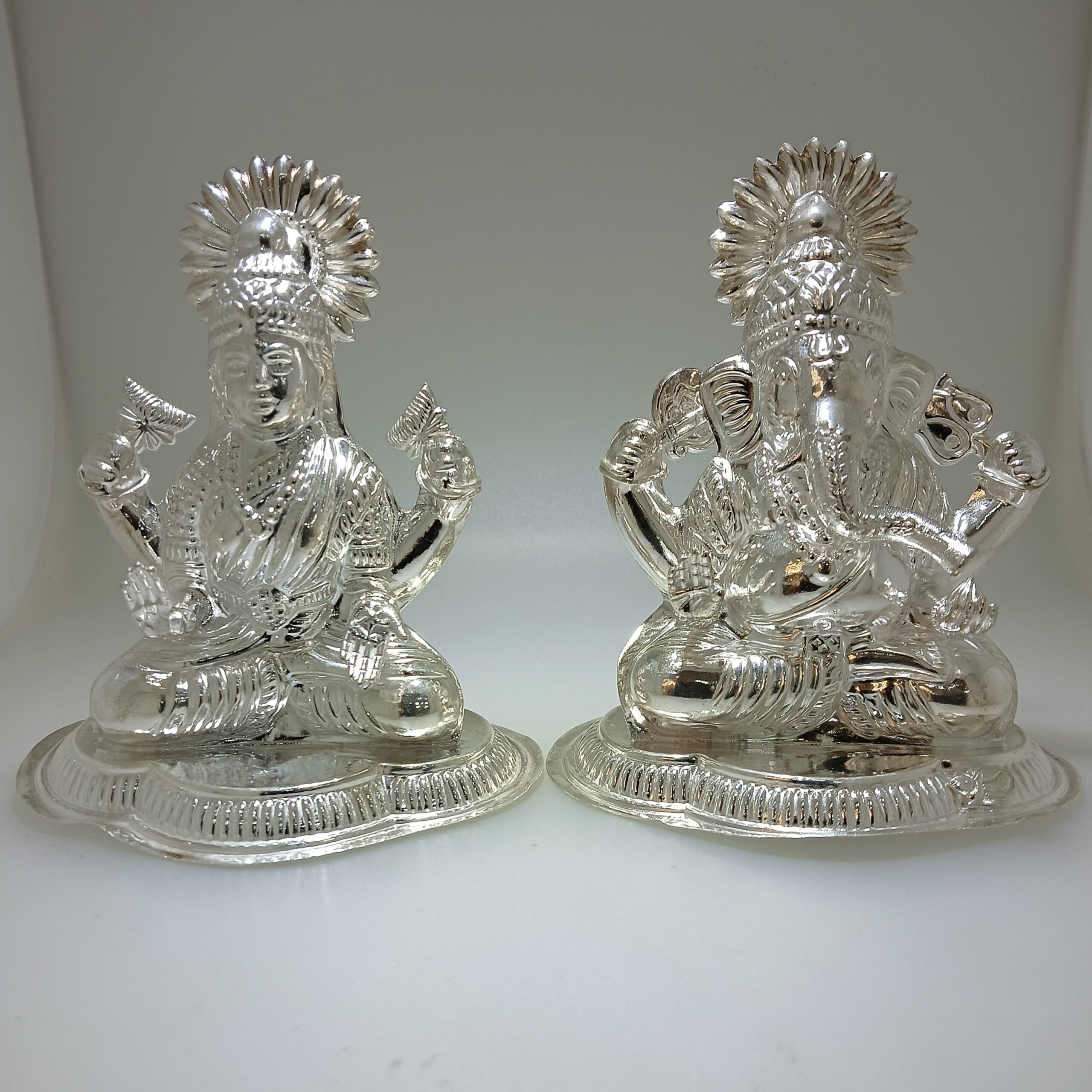 SHREE GANESH LAKSHMI JI MURTI SILVER JEWELLERY JALAAN'S JEWELLERY SILVER JEWELLERY