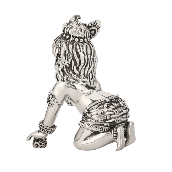 BIS HALLMARKED JALAAN'S 92.5% SHREE LADDU GOPAL JI MURTI SILVER JEWELLERY