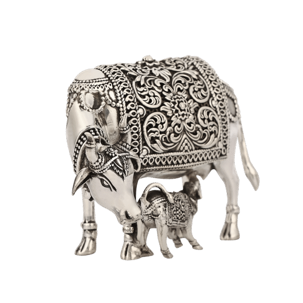 BIS HALLMARKED JALAAN'S 92.5% SHREE GAO MATA SILVER JEWELLERY