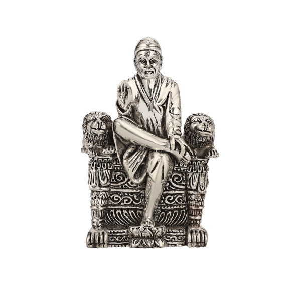 BIS HALLMARKED JALAAN'S 92.5% SHREE SAI BABA JI SILVER JEWELLERY