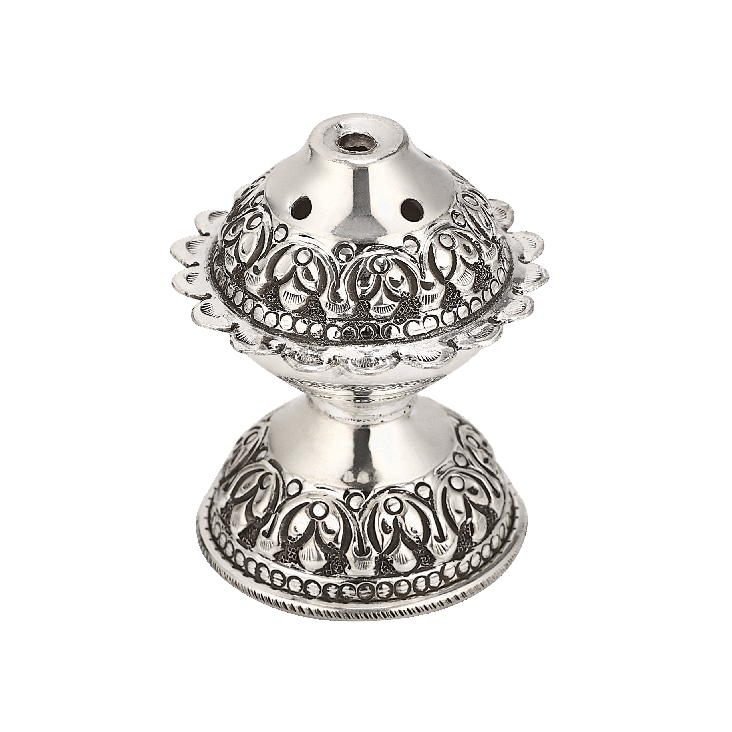 Jalan’s BIS Hallmarked 92.5% Silver Pooja Diya – a beautifully handcrafted diya in pure silver, ideal for daily rituals, festivals, and auspicious occasions.