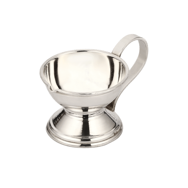 BIS Hallmarked Jalan’s 92.5% Silver Pooja Diya – a finely crafted sterling silver diya designed to enhance your spiritual rituals with elegance and purity.