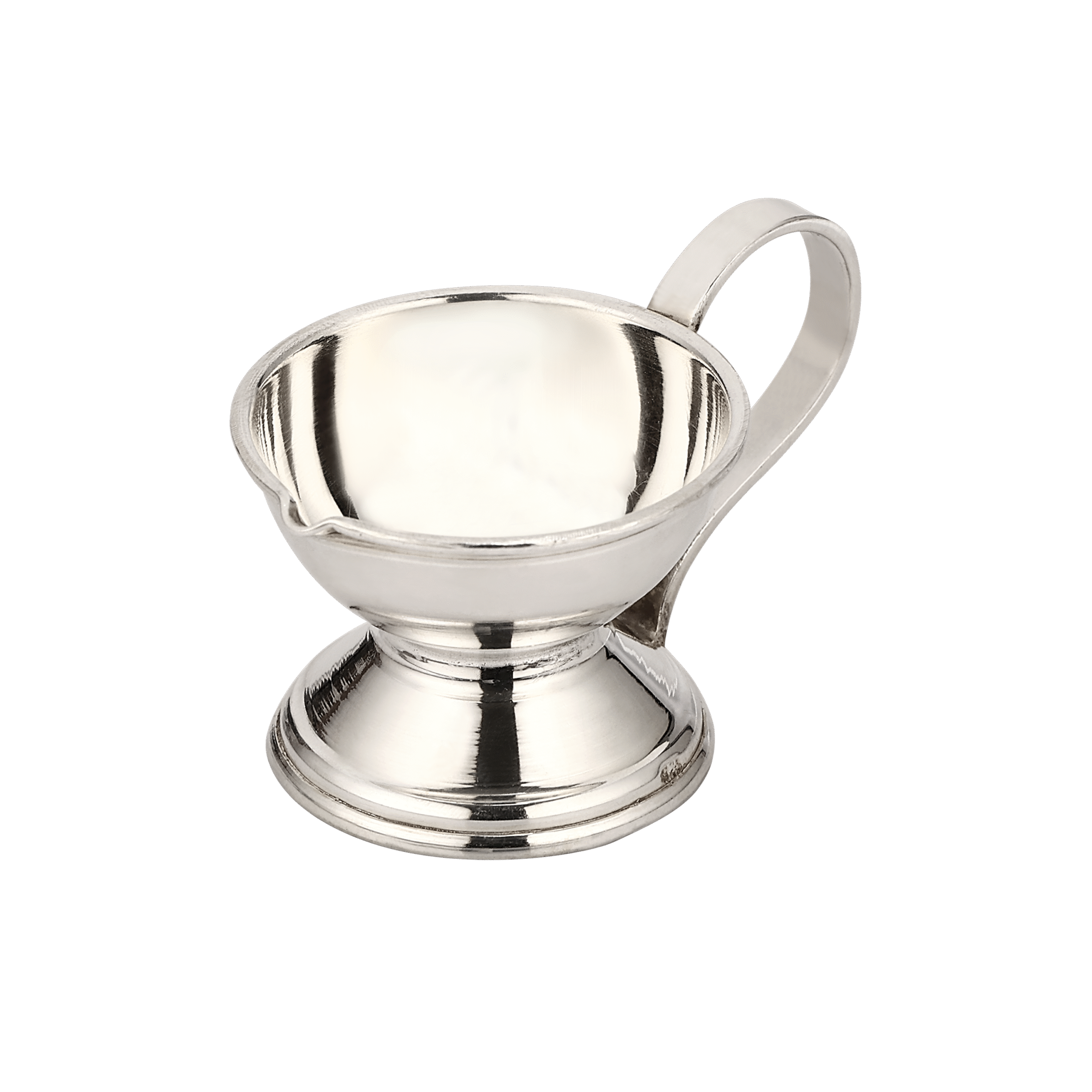 BIS Hallmarked Jalan’s 92.5% Silver Pooja Diya – a finely crafted sterling silver diya designed to enhance your spiritual rituals with elegance and purity.