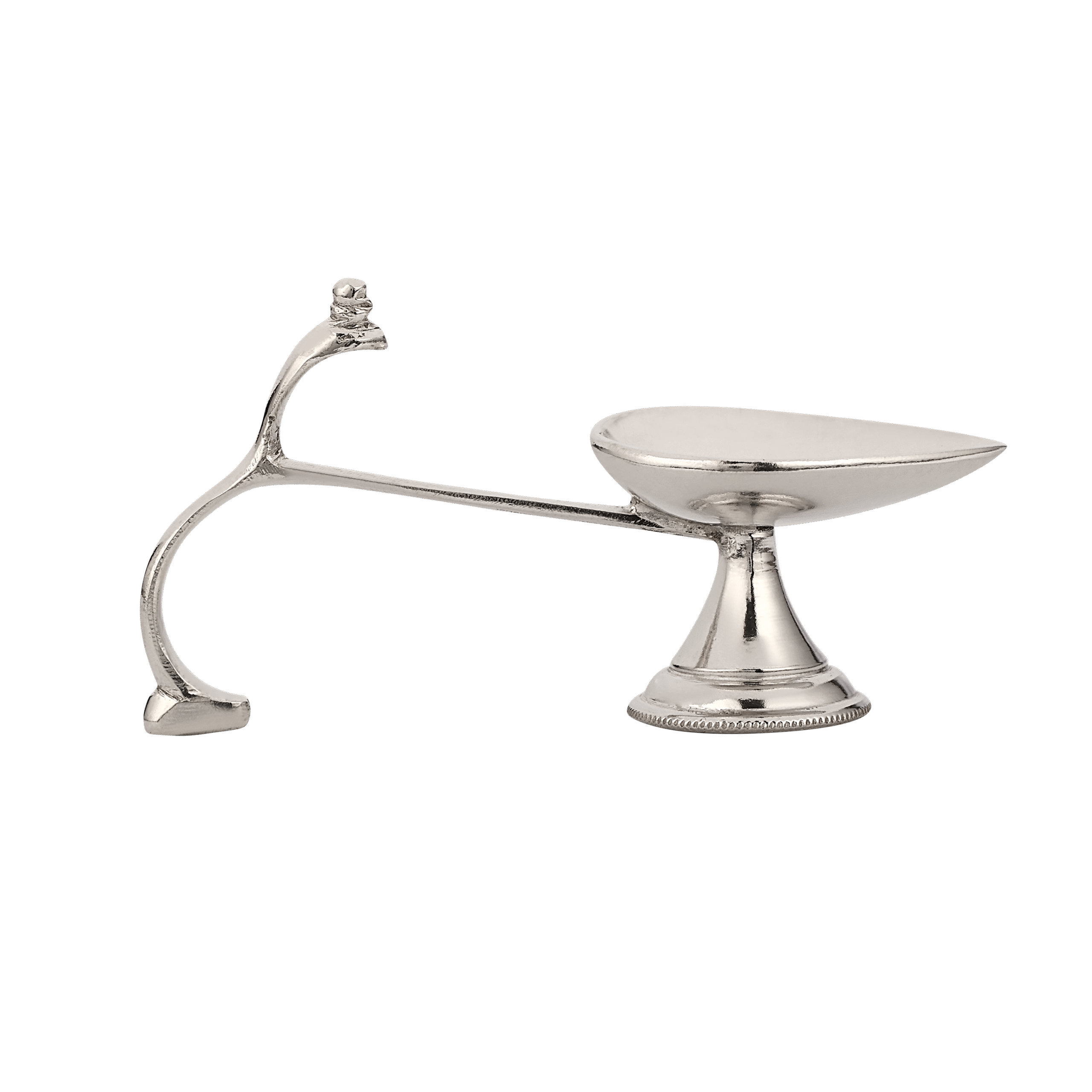 Jalan’s BIS Hallmarked 92.5% Silver Pooja Standing Diya – an elegant, handcrafted silver diya designed to stand tall and radiant during your spiritual rituals and festive poojas.